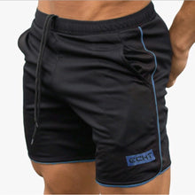 Cargar imagen en el visor de la galería, Nuevos pantalones cortos de culturismo para hombre, ropa deportiva de secado rápido de malla transpirable para entrenamiento de verano para hombre, pantalones cortos de playa para correr