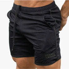 Cargar imagen en el visor de la galería, Nuevos pantalones cortos de culturismo para hombre, ropa deportiva de secado rápido de malla transpirable para entrenamiento de verano para hombre, pantalones cortos de playa para correr