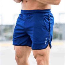 Cargar imagen en el visor de la galería, Nuevos pantalones cortos de culturismo para hombre, ropa deportiva de secado rápido de malla transpirable para entrenamiento de verano para hombre, pantalones cortos de playa para correr