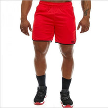 Cargar imagen en el visor de la galería, Nuevos pantalones cortos de culturismo para hombre, ropa deportiva de secado rápido de malla transpirable para entrenamiento de verano para hombre, pantalones cortos de playa para correr