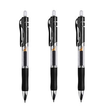 Charger l&#39;image dans la galerie, 0.5mm Retractable Gel Pens Set Black/red/blue Ink Ballpoint for Writing Refills