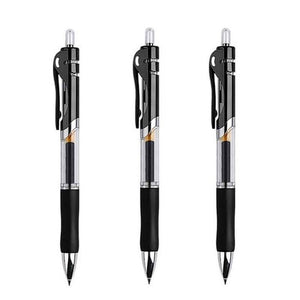 0.5mm Retractable Gel Pens Set Black/red/blue Ink Ballpoint for Writing Refills