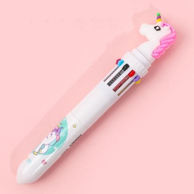 10 Colors Ballpoint Novelty Cute Kawaii Gel Pens