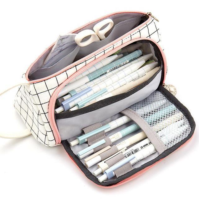 20 Colors Large Capacity Pencil Case Kawaii