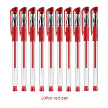 Load image into Gallery viewer, 3+20Pcs Ballpoint Pen And Refill Black Blue Red Ink Bullet 0.5mm Gel Pens