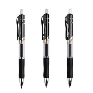 3+20Pcs Ballpoint Pen And Refill Black Blue Red Ink Bullet 0.5mm Gel Pens