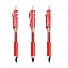 Load image into Gallery viewer, 3+20Pcs Ballpoint Pen And Refill Black Blue Red Ink Bullet 0.5mm Gel Pens