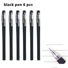 Load image into Gallery viewer, 3+20Pcs Ballpoint Pen And Refill Black Blue Red Ink Bullet 0.5mm Gel Pens