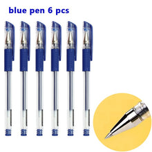 Load image into Gallery viewer, 3+20Pcs Ballpoint Pen And Refill Black Blue Red Ink Bullet 0.5mm Gel Pens
