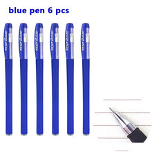 Load image into Gallery viewer, 3+20Pcs Ballpoint Pen And Refill Black Blue Red Ink Bullet 0.5mm Gel Pens
