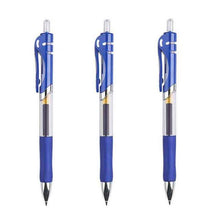 Load image into Gallery viewer, 3+20Pcs Ballpoint Pen And Refill Black Blue Red Ink Bullet 0.5mm Gel Pens