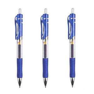 3+20Pcs Ballpoint Pen And Refill Black Blue Red Ink Bullet 0.5mm Gel Pens