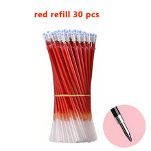Load image into Gallery viewer, 3+20Pcs Ballpoint Pen And Refill Black Blue Red Ink Bullet 0.5mm Gel Pens
