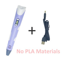 Charger l&#39;image dans la galerie, 3D Pen Printing Pencils OLED Display Gel Art Craft Printer PLA ABS Filament 3D Drawing Print For Kids/Adults Creative