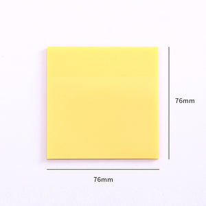 50 hojas de libretas adhesivas transparentes publicadas (colores) 