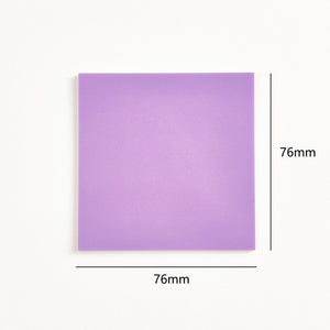 50 hojas de libretas adhesivas transparentes publicadas (colores) 