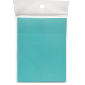 50 hojas de libretas adhesivas transparentes publicadas (colores) 