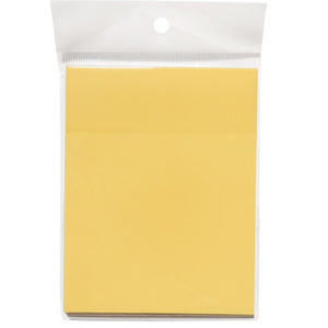 50 hojas de libretas adhesivas transparentes publicadas (colores) 