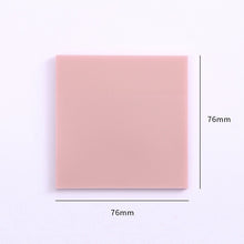 Cargar imagen en el visor de la galería, 50 hojas de libretas adhesivas transparentes publicadas (colores) 