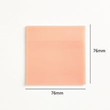 Cargar imagen en el visor de la galería, 50 hojas de libretas adhesivas transparentes publicadas (colores) 