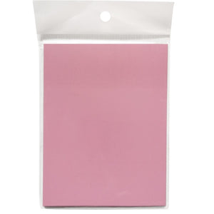 50 hojas de libretas adhesivas transparentes publicadas (colores) 