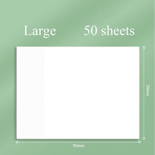 Charger l&#39;image dans la galerie, 50sheets Transparent Posted it Sticky Notepads(Clear)