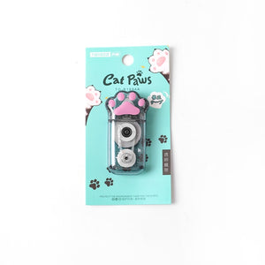 5mm * 6m White Out Cute Cat Claw Corrector Tape Pen 