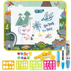 Coolplay Magic Water Drawing Mat with Magic Pens Montessori Toys Painting Board Educational