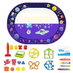 Coolplay Magic Water Drawing Mat with Magic Pens Montessori Toys Painting Board Educational