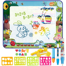 Charger l&#39;image dans la galerie, Coolplay Magic Water Drawing Mat with Magic Pens Montessori Toys Painting Board Educational