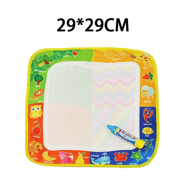 Coolplay Magic Water Drawing Mat with Magic Pens Montessori Toys Painting Board Educational