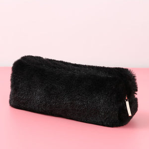 Cute fashion Plush Zipper Pencil Bag, Makeup Bags