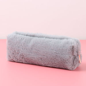 Cute fashion Plush Zipper Pencil Bag, Makeup Bags