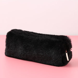 Cute fashion Plush Zipper Pencil Bag, Makeup Bags
