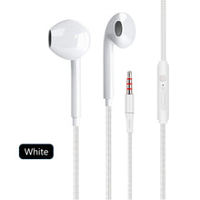 Load image into Gallery viewer, 3.5mm Wired Earphones Bass Stereo Earbuds with Mic for iPhone Samsung Xiaomi Huawei PC