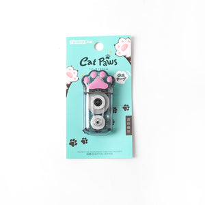 5mm * 6m White Out Cute Cat Claw Corrector Tape Pen 
