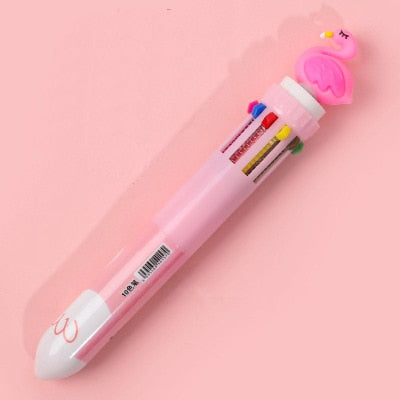 10 Colors Ballpoint Novelty Cute Kawaii Gel Pens