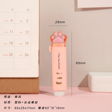 Load image into Gallery viewer, Kawaii Push-pull Design Cat Paw Portable Rubber Eraser Cute Erasers for Kids