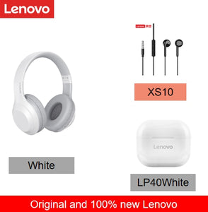Lenovo Thinkplus TH10 LP40 TWS Stereo Headphone Bluetooth Earphones Music Headset with Mic for Mobile iPhone Sumsamg Android IOS