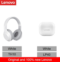 Load image into Gallery viewer, Lenovo Thinkplus TH10 LP40 TWS Stereo Headphone Bluetooth Earphones Music Headset with Mic for Mobile iPhone Sumsamg Android IOS