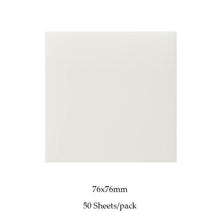 Load image into Gallery viewer, MOHAMM 50/100 Sheets Transparent Waterproof Posted It Sticky Notepads