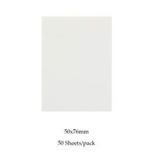Load image into Gallery viewer, MOHAMM 50/100 Sheets Transparent Waterproof Posted It Sticky Notepads