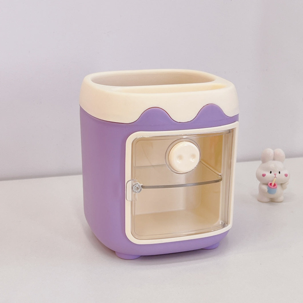 1PC Kawaii Pig Desk Organizer Multifunction