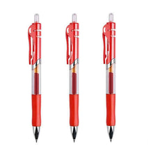 Load image into Gallery viewer, 3+20Pcs Ballpoint Pen And Refill Black Blue Red Ink Bullet 0.5mm Gel Pens