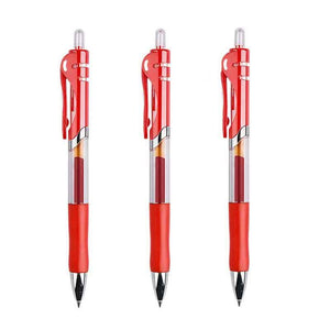 3+20Pcs Ballpoint Pen And Refill Black Blue Red Ink Bullet 0.5mm Gel Pens