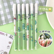 Load image into Gallery viewer, Haile 6Pc/Set Kawaii Game Cartoons Neutral Erasable Pen 0.5mm blue Gel Pens Washable Handle