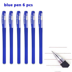 3+20Pcs Ballpoint Pen And Refill Black Blue Red Ink Bullet 0.5mm Gel Pens