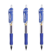 Load image into Gallery viewer, 3+20Pcs Ballpoint Pen And Refill Black Blue Red Ink Bullet 0.5mm Gel Pens