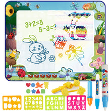 Charger l&#39;image dans la galerie, Coolplay Magic Water Drawing Mat with Magic Pens Montessori Toys Painting Board Educational