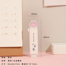 Load image into Gallery viewer, Kawaii Push-pull Design Cat Paw Portable Rubber Eraser Cute Erasers for Kids